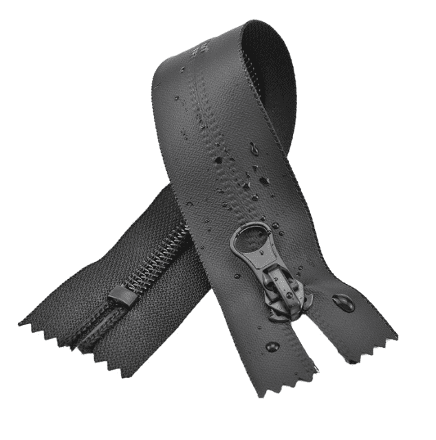 Water-Repellent Zipper for Outdoor Gear and Sportswear